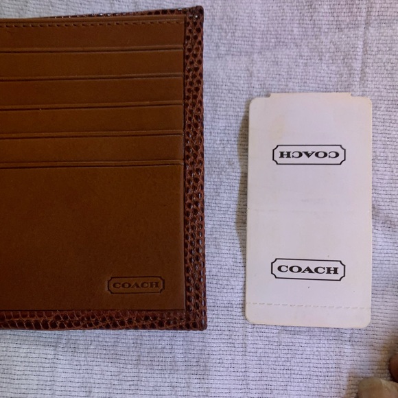 Men’s coach, wallet, leather, never used new - Picture 3 of 11